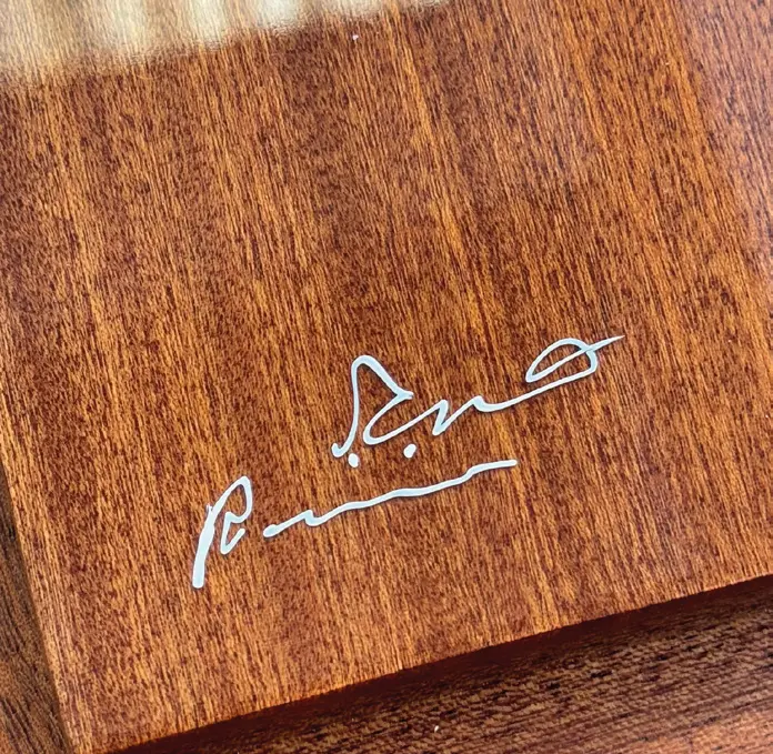 particolare firma Resmini