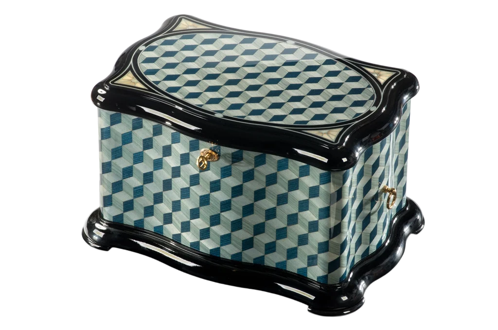 scrigno caravaggio blu