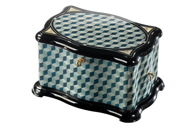 scrigno caravaggio blu